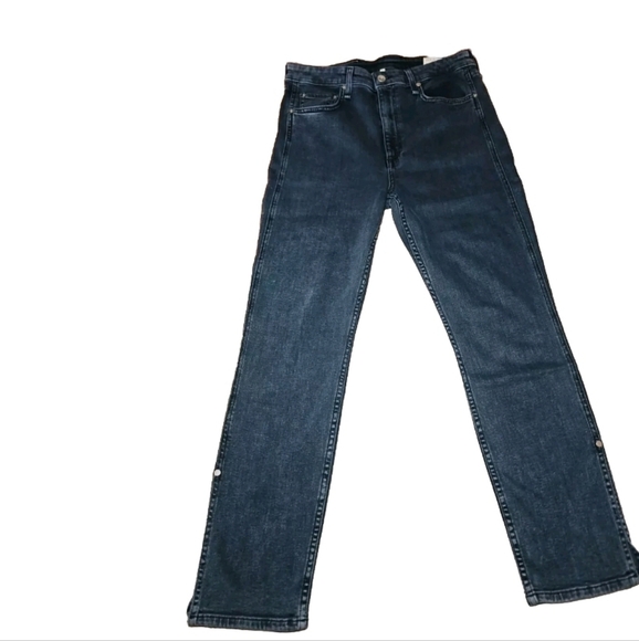 Rag & Bone Womens Dark Wash Nina High Rise Ankle Skinny Jean 31 - Picture 2 of 13